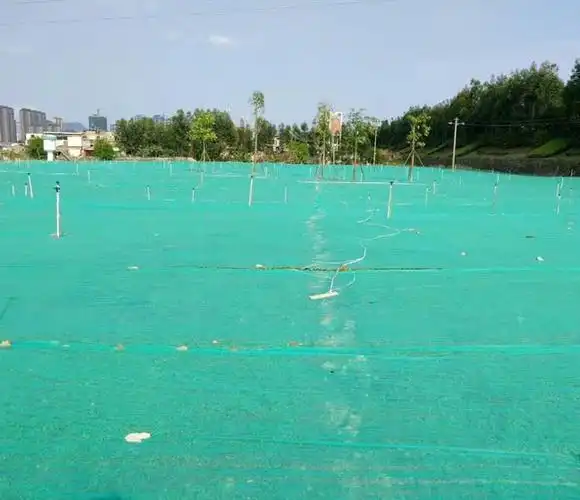 高档绿化植防无纺布盖草籽绿透农用地膜保湿m透水色气膜草航拍奢