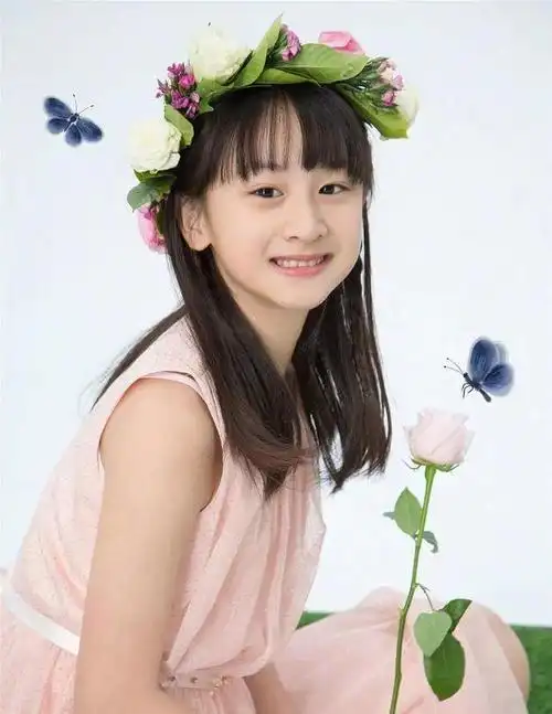 森碟才12岁这颜值简直了