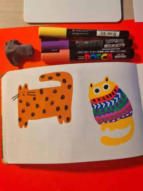 丙烯马克笔简笔画练习