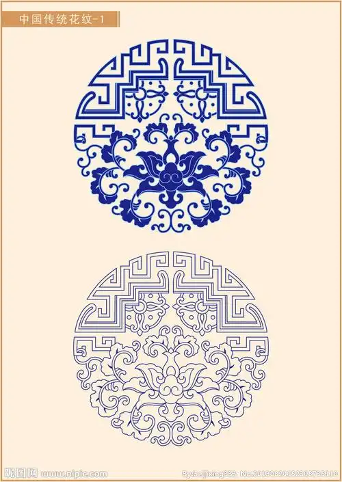 中国传统花纹矢量图__传统文化_文化艺术_矢量图库_昵图网nipic.com