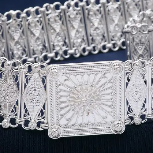 腰带顺钦银楼纯银男士傣族扣头云南手工银腰其它首饰