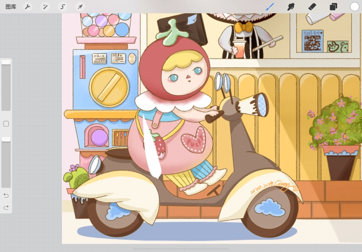 labubu奶茶店|插画|创作习作|wangxin11 - 原创作品 - 站酷 (zcool)