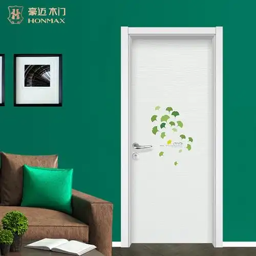 室内门简约白色现代时尚烤漆门套装门卧室门房门 重庆市豪迈家具有限