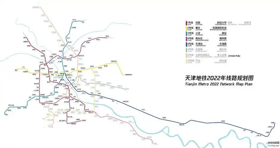 天津地铁线路图 运营时间票价站点 查询下载 天津地铁线路图 天津地铁