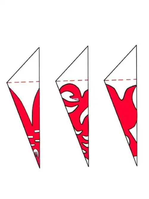 四折八角剪纸040506