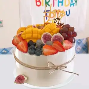 2022网红水果蛋糕模型仿真水果新款生日可定制塑胶假橱窗样品道具