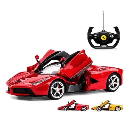 星辉法拉利遥控汽车可开门电动遥控玩具赛车男孩114小孩玩具跑车