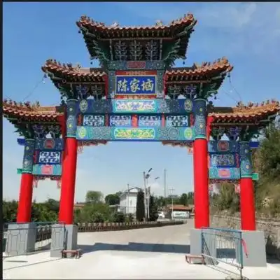 景区定制古建售票楼大门牌坊