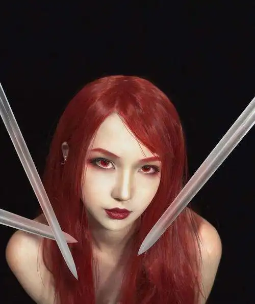 【cos正片】鬼刀 燃艳玫瑰 云娜cos