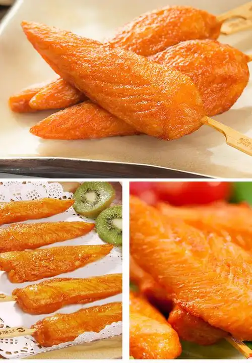 川香鸡柳油炸小吃鸡柳手抓饼铁板烧鸡肉串烧烤肉串25支包38g