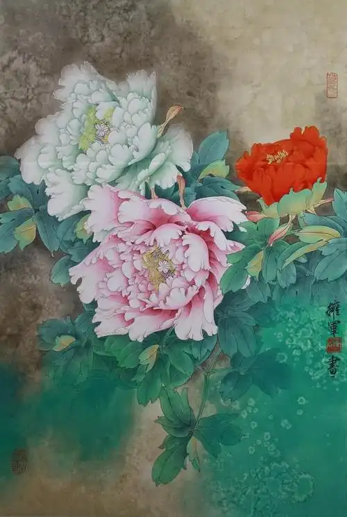 王道良先生的入室弟子陈拥军工笔花鸟画欣赏!