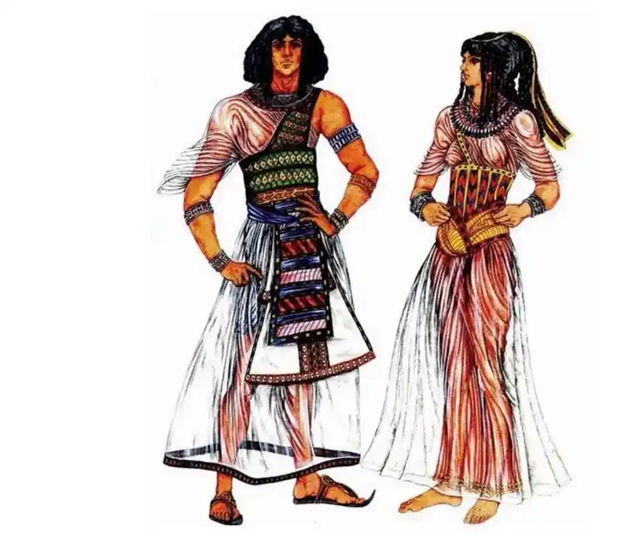 未解之谜 #山海经 #古埃及 #古埃及人服饰复原图. - 抖音