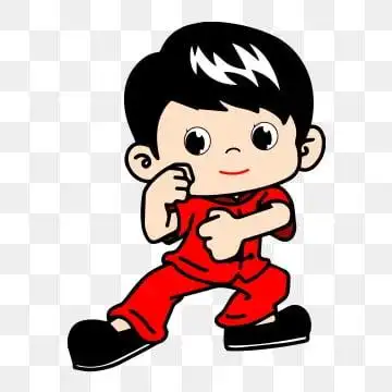 手绘卡通武术人物, 古代, 卡通, 卡通人物 png图片素材和向量图