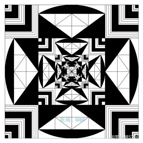 平面构成作业(黑白)