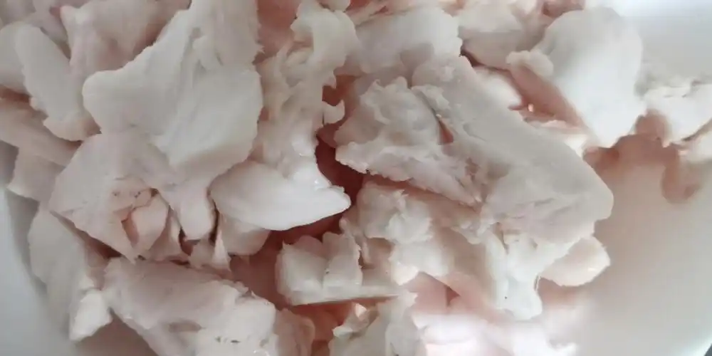 用空气炸锅自制的猪板油