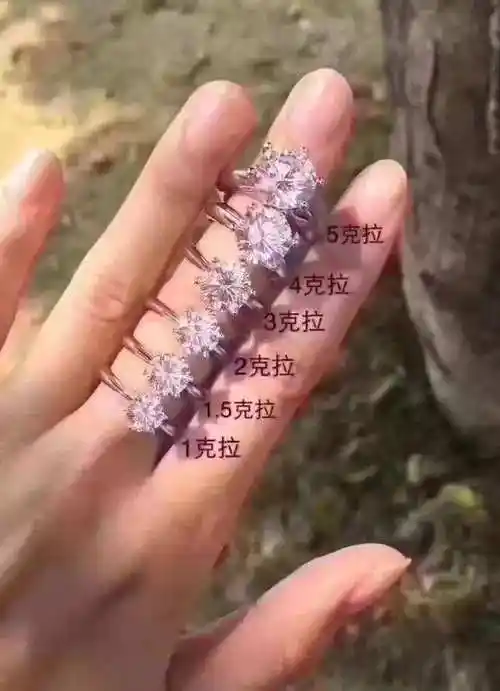 (钻戒一克拉有多大多少钱)