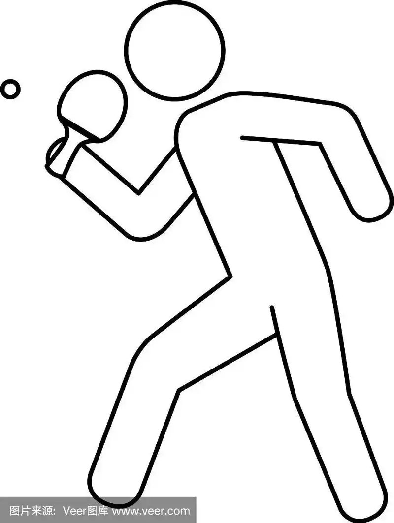 乒乓球运动员的化身