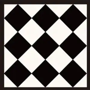 【佛山厂家】卫生间黑白格子瓷砖 拼花地砖 抛晶砖批发