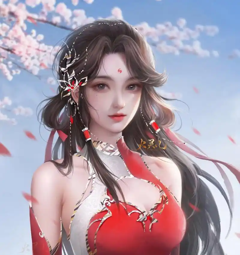 完美世界火灵儿生日头像 ·8215·神辉耀如昼,并蒂染桑荧·82