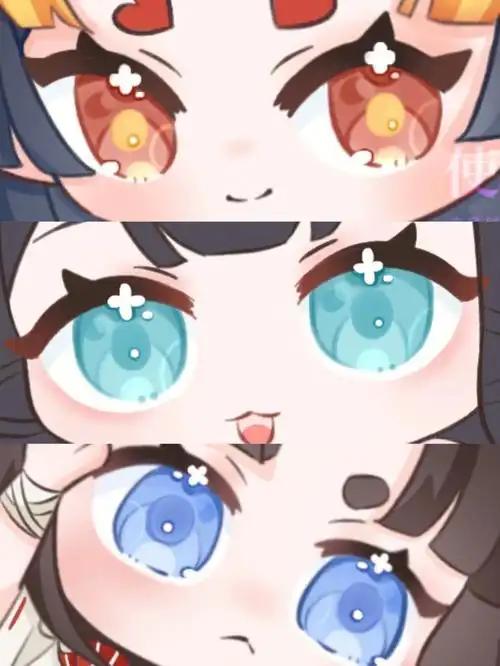 放一个我流丘丘人眼睛上色(真61有手就行#教程  #q版