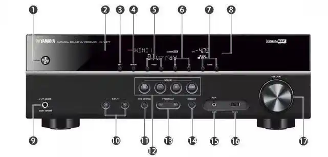 雅马哈 rx-v377 5.1声道家庭影院av功放机能接耳机吗