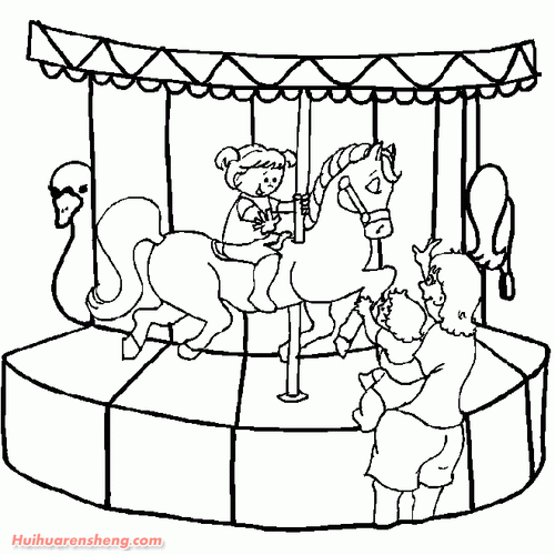 游乐园简笔画游乐园简笔画简单