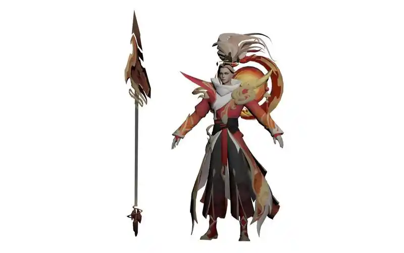 韩信鼠年限定"飞衡"皮肤模型预览,我们无路可退,因为身后是故乡!