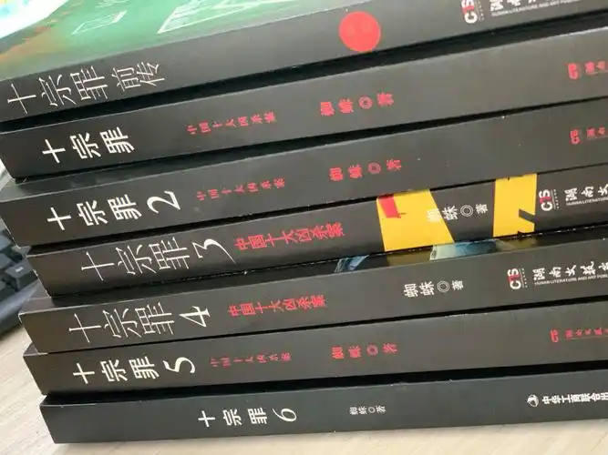 十宗罪全套书籍