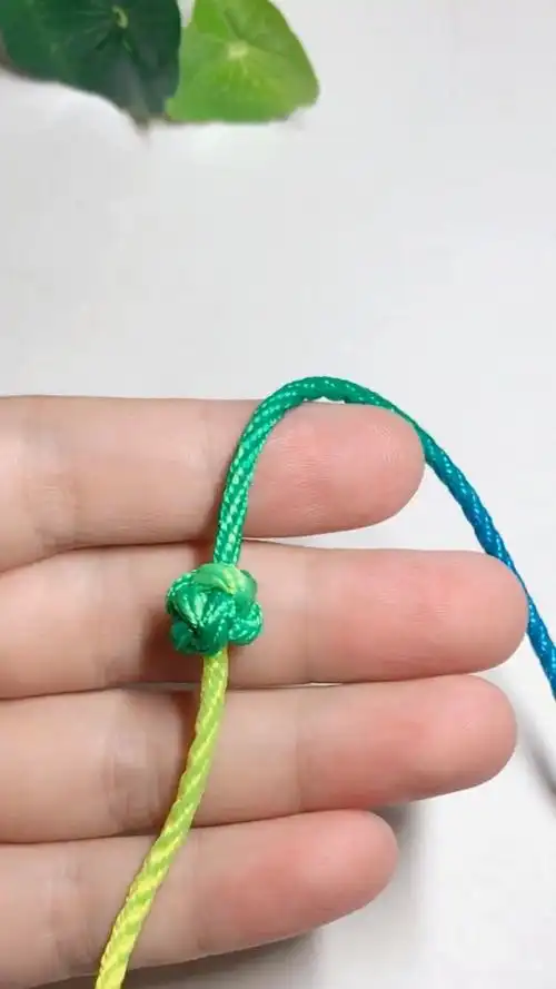 单线钮扣结慢教程版,你学会了吗?赶紧学起来哦