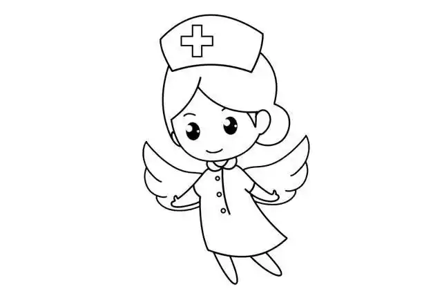 简笔画简单致敬白衣天使武汉加油简笔画如何快速画出一个医生简笔画