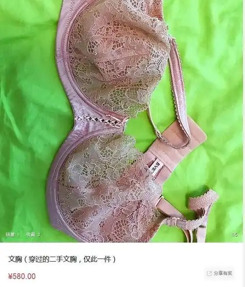 当红奶霸女星卖穿过二手文胸遭哄抢