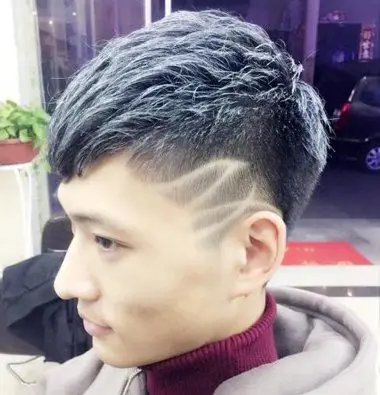 > 男生好看的短发发型 >  随着快手app的流行,火爆视频中男生梳的花子