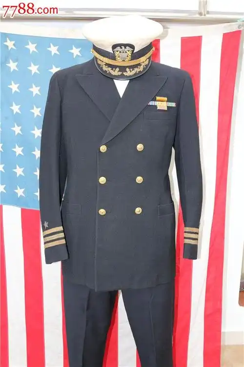 二战美国海军中校冬季制服一套
