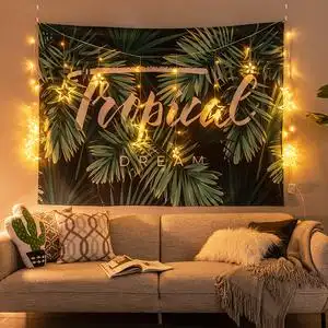 卧室ins网红背景布挂布定制床头布艺床背景墙布置房间挂墙装饰