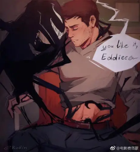 北美公映以来,"汤老湿"汤姆·哈迪扮演的埃迪·布洛克和毒液成了当下