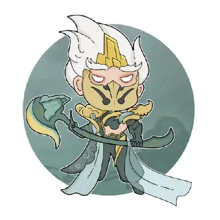 王者荣耀q版头像韩信高清