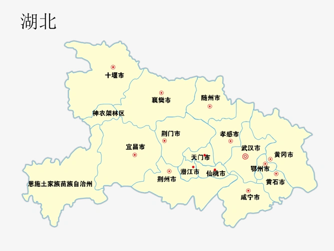 湖北地图
