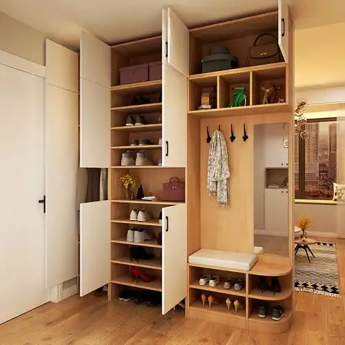 北欧进门玄关柜轻奢风鞋柜衣帽现代简约客厅家用鞋柜