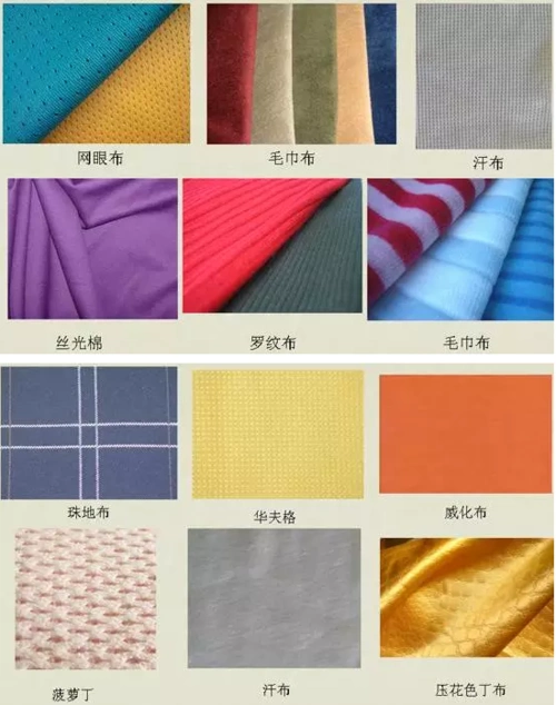 值得收藏的基础面料分类知识