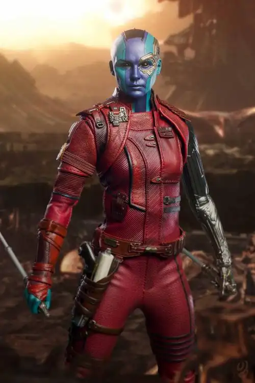 《复仇者联盟4: 终局之战》星云1:6比例珍藏人偶实物图