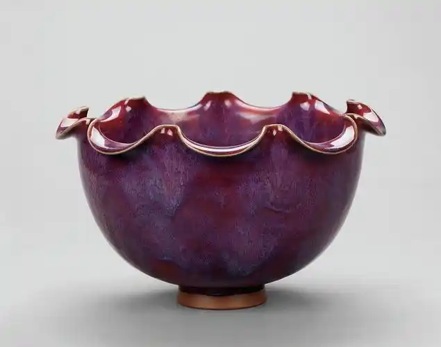 【任星航 钧瓷荷叶碗】拍卖品_图片_价格_鉴赏_现当代及其它瓷器_雅昌