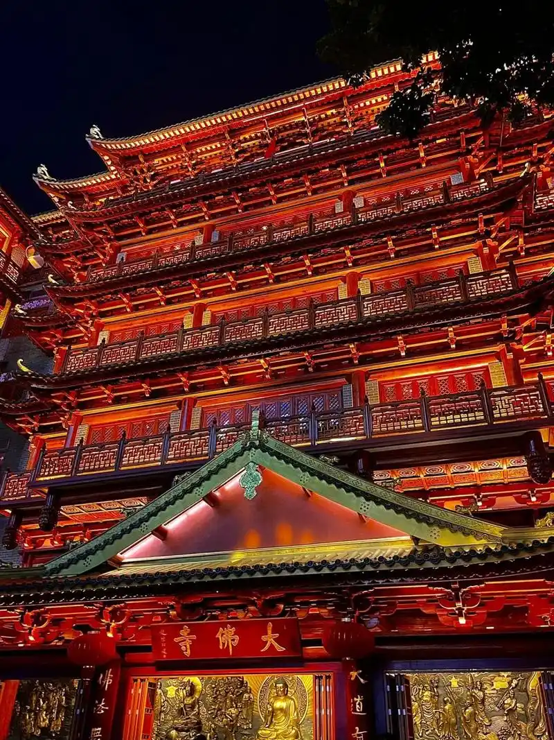 广州大佛古寺|千与千寻灯火阑珊处🏮🏮 广州北京路大佛寺-重庆洪