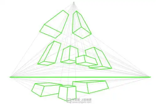 作业:从零开始学画画之三点透视的画法练习 - 苏丶稀饭 - 轻微课