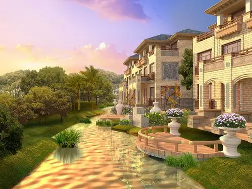 3d max室内室外效果图