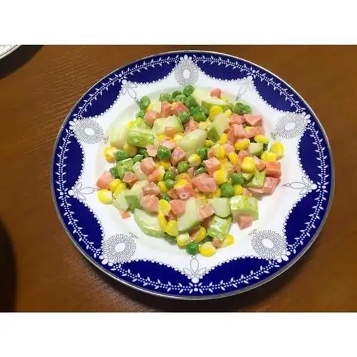 安知鱼未忆做的自制肯德基玉米沙拉