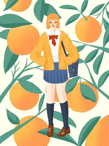 水果少女-根据水果创造的少女形象