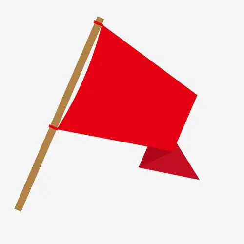 彩色创意旗帜元素