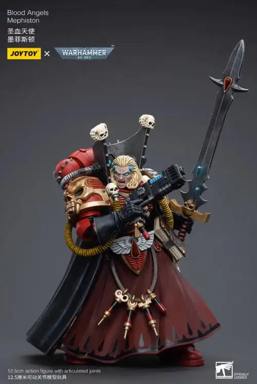 joytoy 暗源 战锤40k 圣血天使 墨菲斯顿 1:18 可动兵人