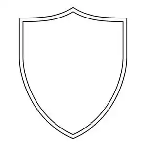 黑色和白色盾牌图片-黑色和白色盾牌素材-黑色和白色盾牌插画-摄图新