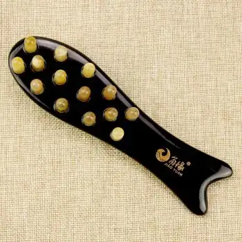 角缘牛角梳子女男头部按摩防有效脱发17厘米j0509